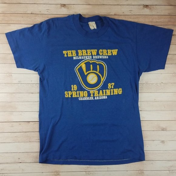 VTG 80s Milwaukee Brewers Spring Training T-Shirt - Picture 1 of 8
